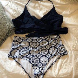 Navy cupshe swimsuit